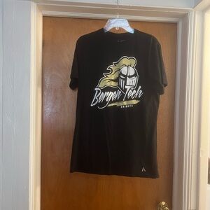 Bergen Tech Knights Men’s Black Crewneck Short Sleeve T-Shirt